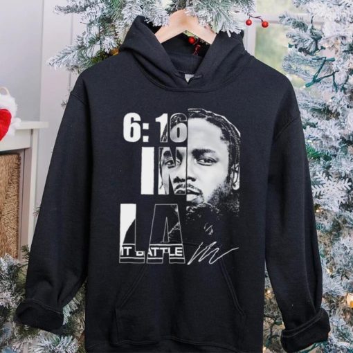 Kendrick Lamar rapper 6 16 in LA signature hoodie, sweater, longsleeve, shirt v-neck, t-shirt