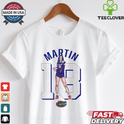 Kennedy Martin Florida Gators no 18 cartoon shirt