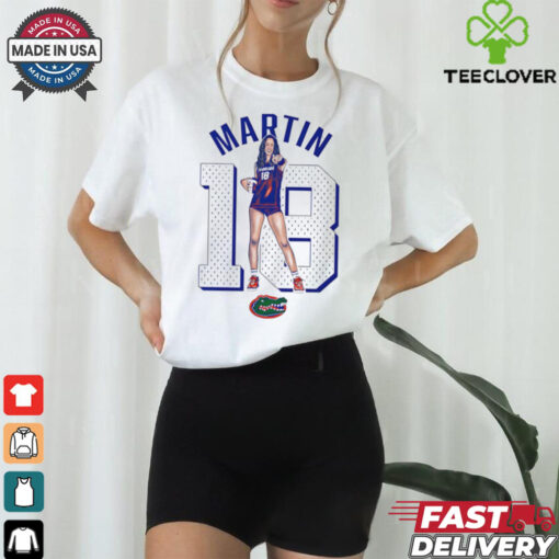 Kennedy Martin Florida Gators no 18 cartoon shirt