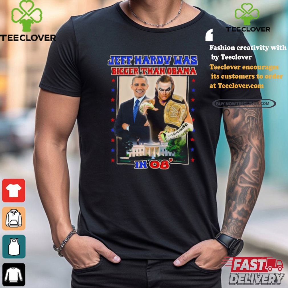 Kenny Jeff Hardy Was Bigger Than Obama In 08 Tee shirt Kenny Jeff Hardy Was Bigger Than Obama In 08 Tee shirt