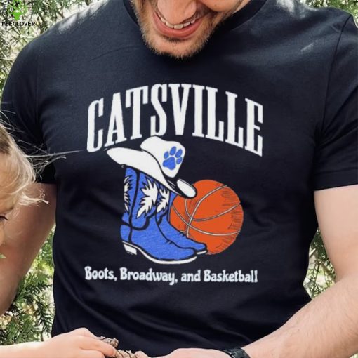 Kentucky Catsville Boots on Broadway Basketball Shirt