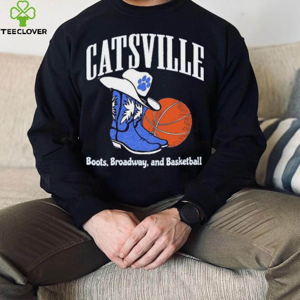 Kentucky Catsville Boots on Broadway Basketball Shirt Kentucky Catsville Boots on Broadway Basketball Shirt