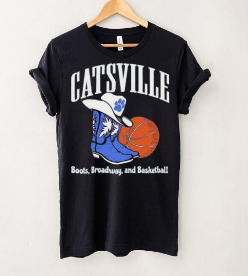 Kentucky Catsville Boots on Broadway Basketball Shirt