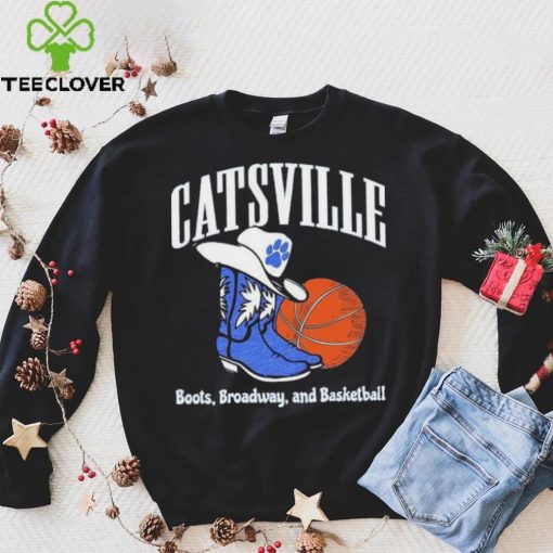 Kentucky Catsville Boots on Broadway Basketball Shirt