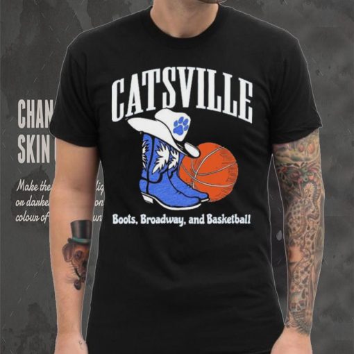 Kentucky Catsville Boots on Broadway Basketball Shirt