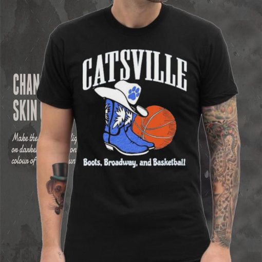 Kentucky Catsville Boots on Broadway Basketball Shirt