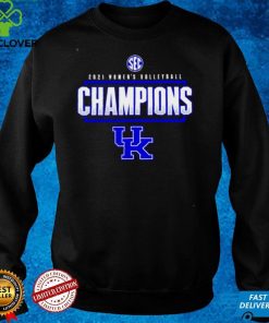 Kentucky Wildcats 2021 SEC Womens Volleyball Champions hoodie, sweater, longsleeve, shirt v-neck, t-shirt