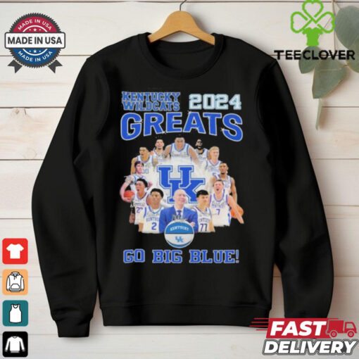 Kentucky Wildcats 2024 Greats Go Big Blue 2024 Shirt