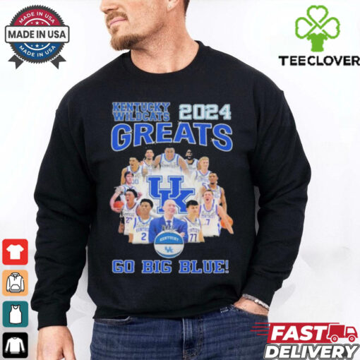Kentucky Wildcats 2024 Greats Go Big Blue 2024 Shirt
