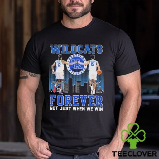 Kentucky Wildcats Antonio Reeves And Reed Sheppard Forever Not Just When We Win Signatures Shirt