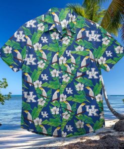 Kentucky Wildcats Floral Hawaiian Shirt