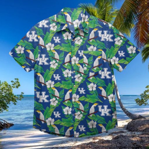 Kentucky Wildcats Floral Hawaiian Shirt