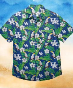 Kentucky Wildcats Floral Hawaiian Shirt