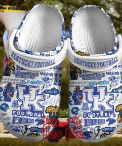 Kentucky Wildcats Football Crocs Shoes