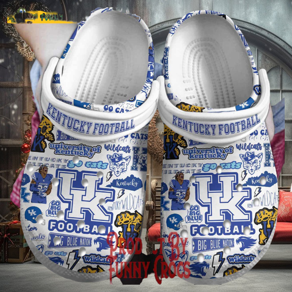 Kentucky Wildcats Football Crocs Shoes Kentucky Wildcats Football Crocs Shoes
