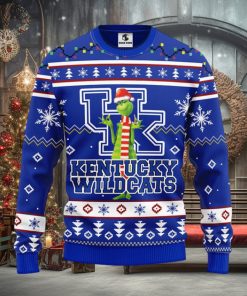 Kentucky Wildcats Funny Grinch Christmas Ugly Sweater