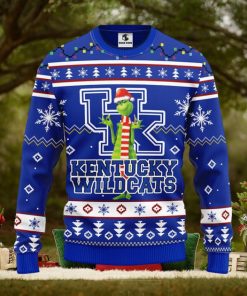Kentucky Wildcats Funny Grinch Christmas Ugly Sweater