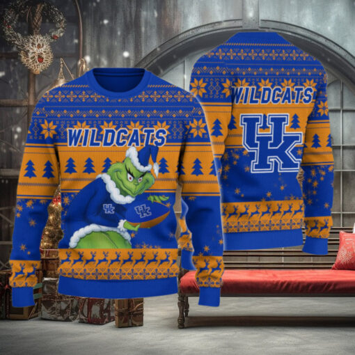 Kentucky Wildcats Grinch Ugly Christmas Sweater
