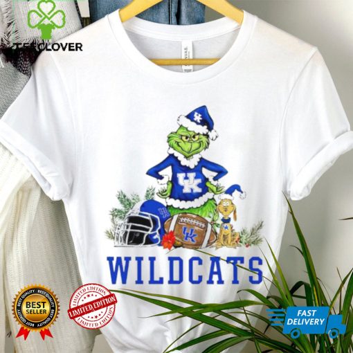 Kentucky Wildcats Grinch and Max dog funny Christmas hoodie, sweater, longsleeve, shirt v-neck, t-shirt