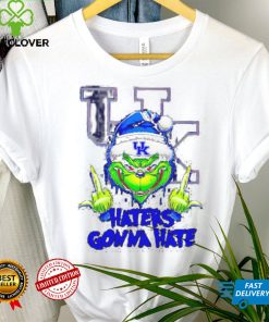 Kentucky Wildcats Grinch middle finger haters gonna hate shirt 1 Kentucky Wildcats Grinch middle finger haters gonna hate shirt