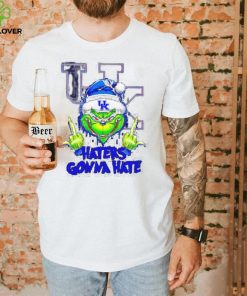 Kentucky Wildcats Grinch middle finger haters gonna hate shirt 2 Kentucky Wildcats Grinch middle finger haters gonna hate shirt