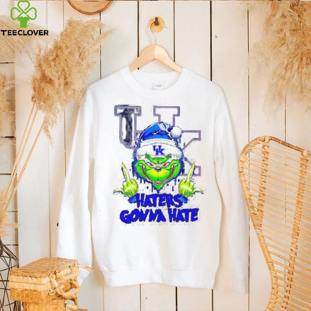 Kentucky Wildcats Grinch middle finger haters gonna hate shirt Kentucky Wildcats Grinch middle finger haters gonna hate shirt