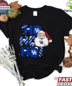 Kentucky Wildcats Ho Ho Ho Santa Claus Christmas shirt