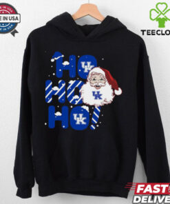 Kentucky Wildcats Ho Ho Ho Santa Claus Christmas shirt