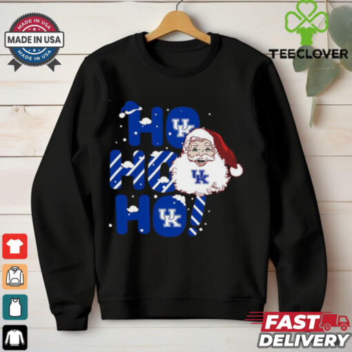 Kentucky Wildcats Ho Ho Ho Santa Claus Christmas shirt