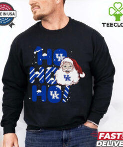 Kentucky Wildcats Ho Ho Ho Santa Claus Christmas shirt