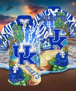 Kentucky Wildcats NCAA Floral Classic Full Printed Hawaiian Shirt