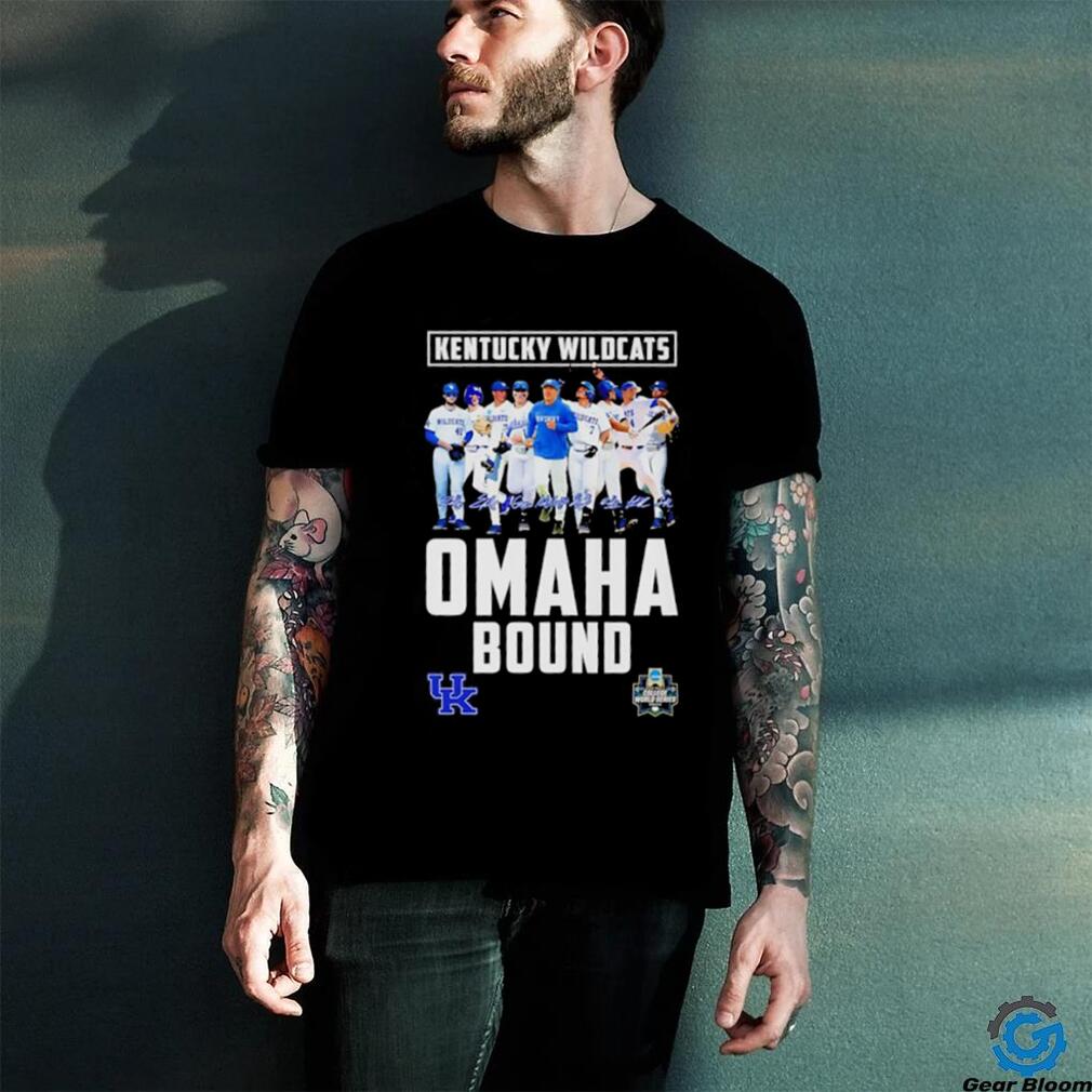 Kentucky Wildcats Omaha Bound signature shirt Kentucky Wildcats Omaha Bound signature shirt