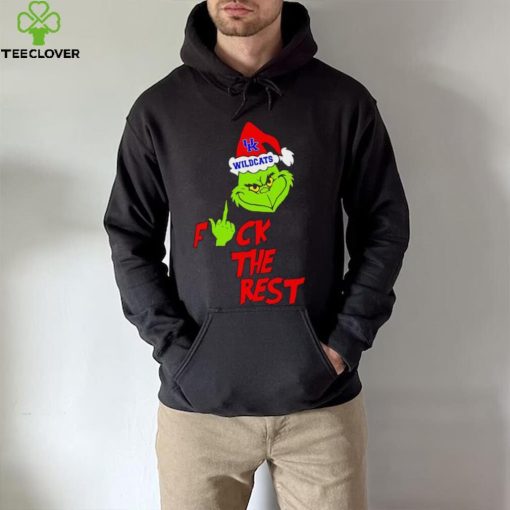 Kentucky Wildcats Santa Grinch fuck the rest hoodie, sweater, longsleeve, shirt v-neck, t-shirt