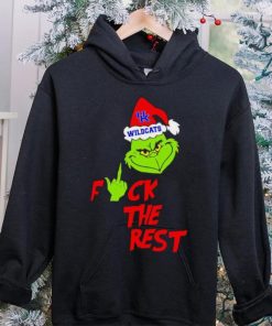 Kentucky Wildcats Santa Grinch fuck the rest hoodie, sweater, longsleeve, shirt v-neck, t-shirt