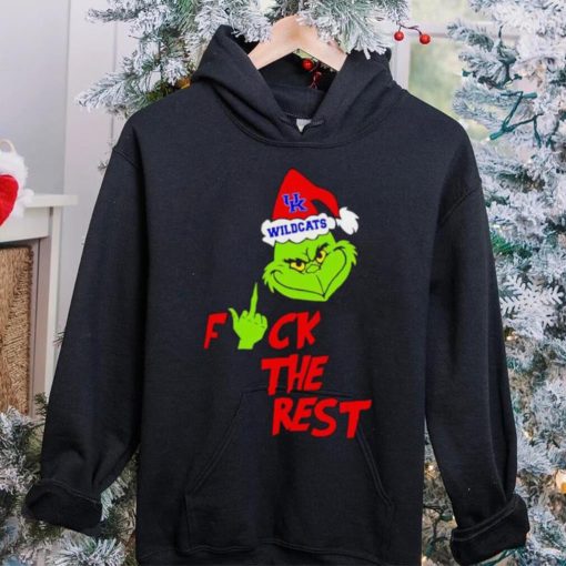 Kentucky Wildcats Santa Grinch fuck the rest hoodie, sweater, longsleeve, shirt v-neck, t-shirt