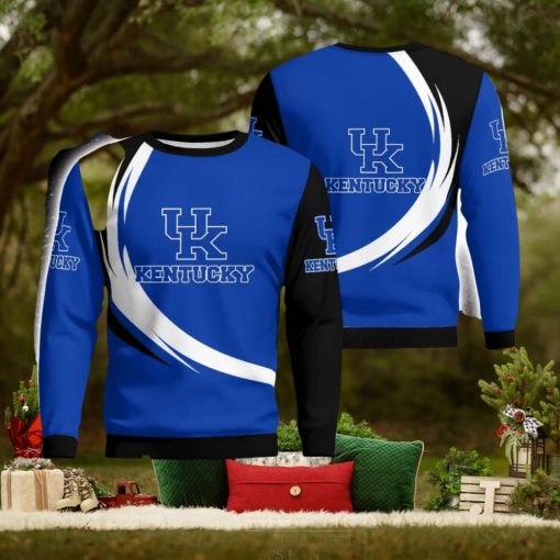 Kentucky Wildcats Simple Vintage 3D Sweater Unisex Christmas Gift For Fans