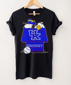 Kentucky Wildcats Snoopy And Woodstock The Peanuts Baseball shirt