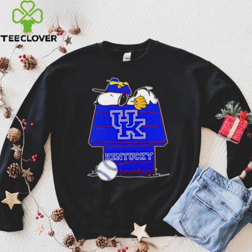 Kentucky Wildcats Snoopy And Woodstock The Peanuts Baseball shirt