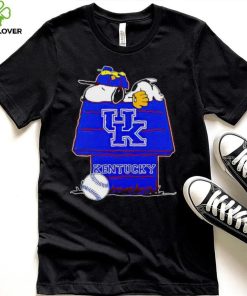 Kentucky Wildcats Snoopy And Woodstock The Peanuts Baseball shirt