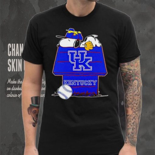 Kentucky Wildcats Snoopy And Woodstock The Peanuts Baseball shirt