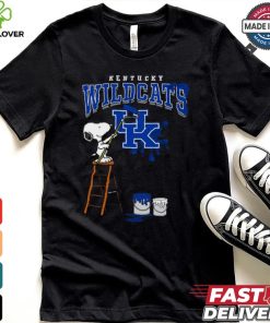 Kentucky Wildcats Snoopy Painting Shirt