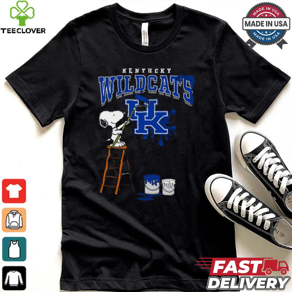 Kentucky Wildcats Snoopy Painting Shirt Kentucky Wildcats Snoopy Painting Shirt