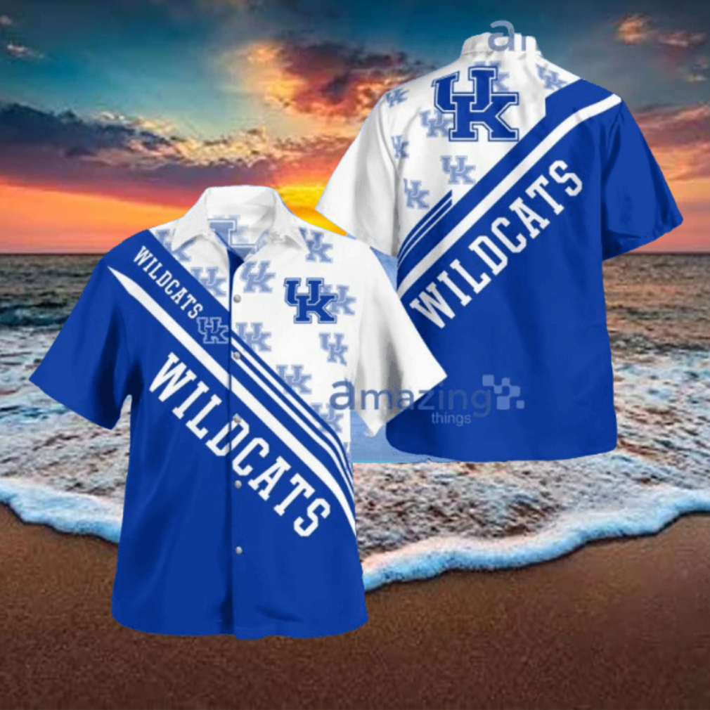 Kentucky Wildcats Standard Paradise Tropical Hawaiian Shirt Kentucky Wildcats Standard Paradise Tropical Hawaiian Shirt