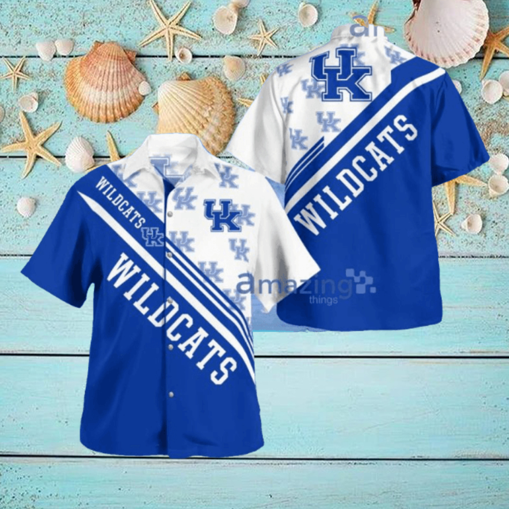 Kentucky Wildcats Standard Paradise Tropical Hawaiian Shirt Kentucky Wildcats Standard Paradise Tropical Hawaiian Shirt