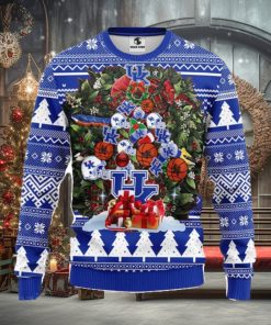 Kentucky Wildcats Tree Ugly Christmas Fleece Sweater