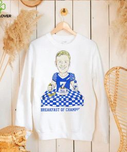 Kentucky Wildcats Will Levis Breakfast of Champions cartoon shirt