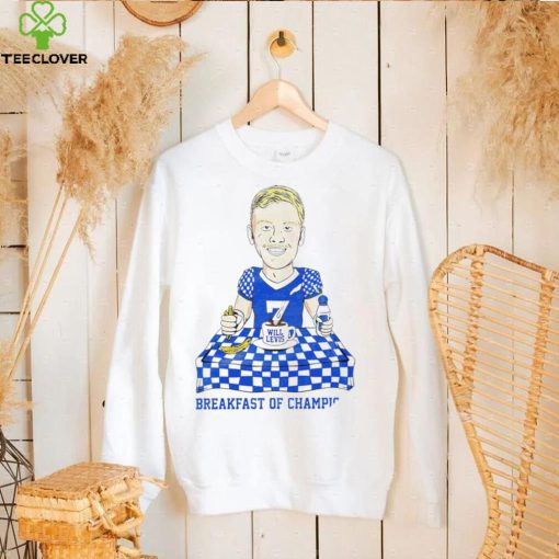 Kentucky Wildcats Will Levis Breakfast of Champions cartoon shirt