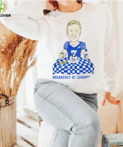 Kentucky Wildcats Will Levis Breakfast of Champions cartoon shirt