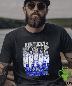 Kentucky Wildcats basketball starting 5 players shirt