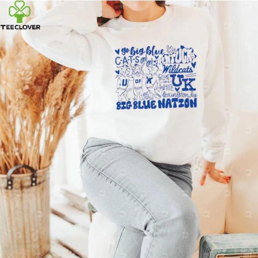 Kentucky Wildcats est. 1865 go big blue mascot funny hoodie, sweater, longsleeve, shirt v-neck, t-shirt